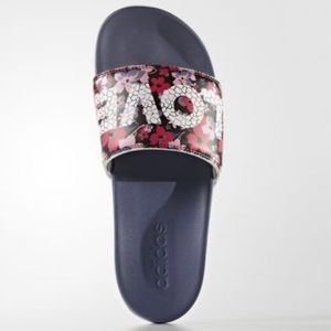 Adidas CloudFoam Flower LOVE Slides
